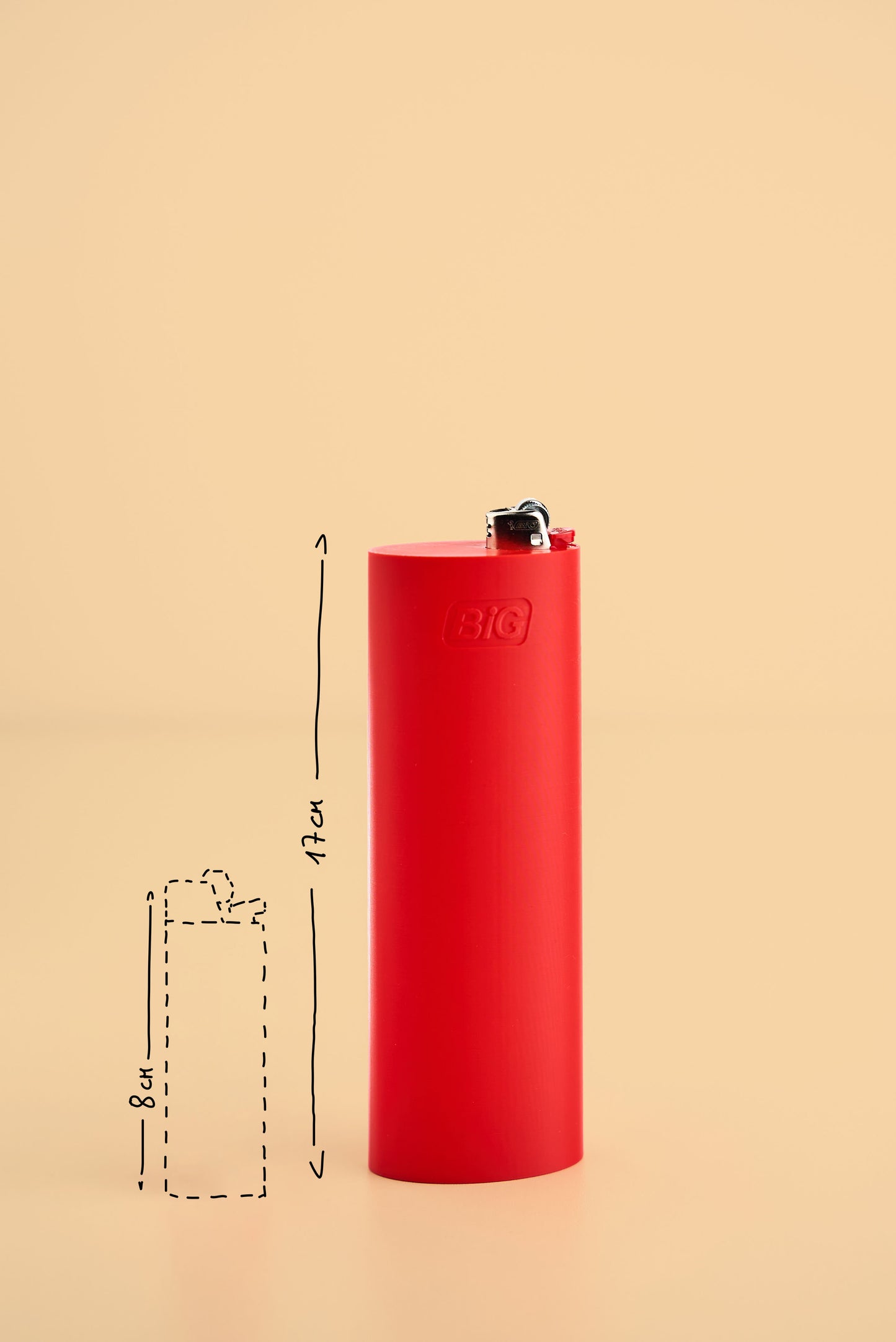 Briquet BiG rouge